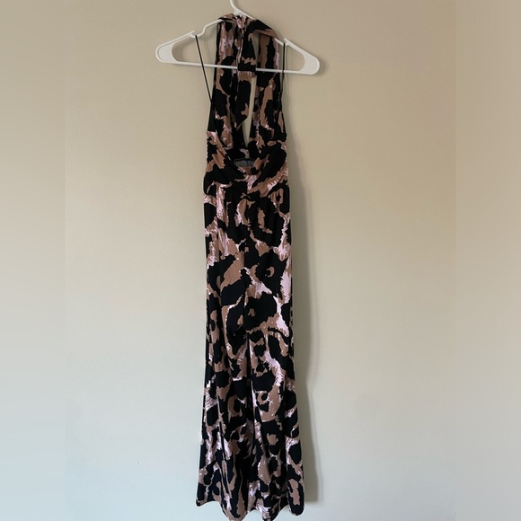 NWT Diane Von Furstenberg Floral Halter Jumpsuit - Picture 10 of 11